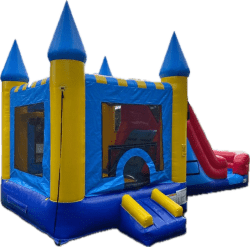 Combo castle with slide