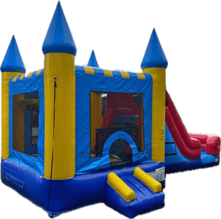 Combo castle with slide